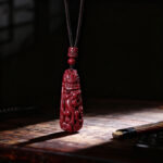 High – Purity Cinnabar Pixiu Pendant Necklace