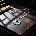 Xinjiang Hetian Jade Smoke Jade Fortune – Turning Pendant Dragon Hook Jade Pendant