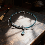 Snake – Design Teal Crystal Necklace