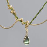 Snake – Design Olive Green Crystal Wood