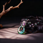 Handmade Colorful Glass Pendant Necklace