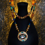 Vintage Multi – Stone Beaded Layered Necklace