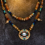 Vintage Multi – Stone Beaded Layered Necklace
