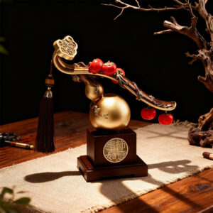 Everything Goes Well Gourd and Persimmon Ornament