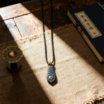 Big Dipper Star Gold – Inlaid Tai Chi Pendant Bagua Yin – Yang Necklace