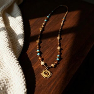 Ethnic - Style Vintage Beaded Necklace