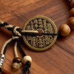 Shan Gui Hua Qian Benming Year Peach Wood Handmade Braided Bracelet