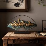 Auspicious Eight Horses Feng Shui Ornament