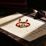 Hetian Jade Peace Buckle Red String Bracelet for Kids