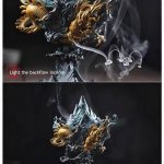 Dragon Soaring Incense Burner Feng Shui Ornament