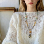 Tiger – Tooth Dzi Bead Amber Beaded Necklace