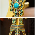 Cloisonné Cornucopia Ornament