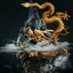 Dragon Soaring Incense Burner Feng Shui Ornament