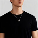 Double – Ring Pixiu Necklace with Gilded