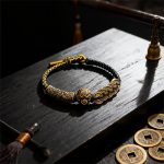 Wealth – Attracting Pixiu Bracelet with Five Emperors