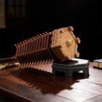 Peach Wood Wenchang Tower Ornament