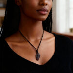 Obsidian Pixiu Pendant for Water Element Balance, Wealth – Attracting Jewelry