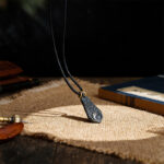 Big Dipper Star Gold – Inlaid Tai Chi Pendant Bagua Yin – Yang Necklace