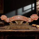 Brass Hundred Blessings Ruyi Ornament