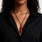 High – Purity Cinnabar Pixiu Pendant Necklace