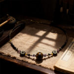 Beaded Collarbone Necklace