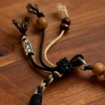 Shan Gui Hua Qian Benming Year Peach Wood Handmade Braided Bracelet