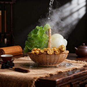 Color - Changing Chinese Cabbage Tea Pet Ornament