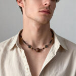 Beaded Collarbone Necklace