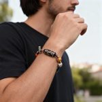 Nine-Eye Dzi Bead Braided Bracelet