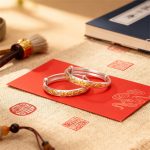 Baby Fine Silver Cloud Pattern Bracelet Set