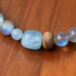 Aquamarine & Gray Moonstone Bracelet for Hope & Light