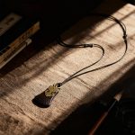 Ebony Handmade Axe-Shaped Pendant