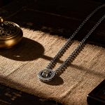 Double – Ring Pixiu Men’s Necklace