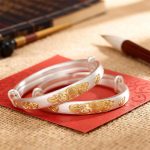 Baby Fine Silver Ancient Style Yuanbao Bracelet