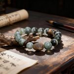 Prosperous Career Green Hair Crystal Bracelet