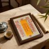 Five-Way God of Wealth Fortune-Attracting Frame