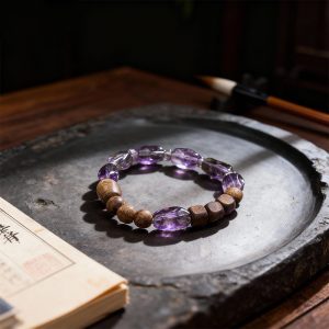Amethyst Freeform Bracelet - 14cm Wrist Circumference approximately 5.51 inches