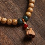 Star Moon Bodhi Double-Layer Lotus Seedpod Bracelet