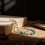 Turquoise Irregular Bead Anklet