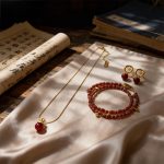 Red Agate Fire Element Jewelry Set