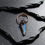 Irregular Kyanite Electroplated Bronze Necklace