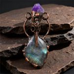 Natural Stone Pendant Necklace