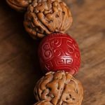 Rudraksha, Cinnabar & Dzi Bead Bracelet