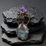 Natural Stone Pendant Necklace