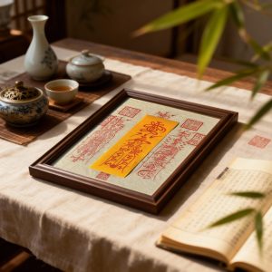 Tai Sui Frame - Approximately 11.69 inches × 16.54 inches