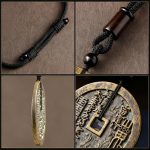 Antique Mountain Ghost Coin Pendant