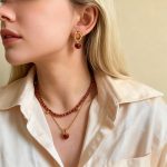 Red Agate Fire Element Jewelry Set