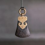 Ebony Handmade Axe-Shaped Pendant