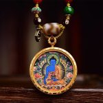 Hand – Woven Cord Necklace  Pendant