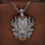 Dragon Shield Pendant Necklace